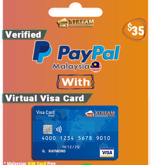 Verified PayPal Account With Virtual Visa Card
